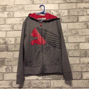 Puma Boy's Zip-Up Hoodie Size Small